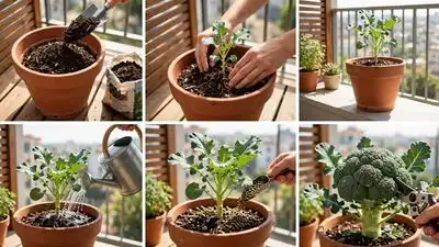 Because broccoli can become a fairly large plant as it matures, choosing the right pot is