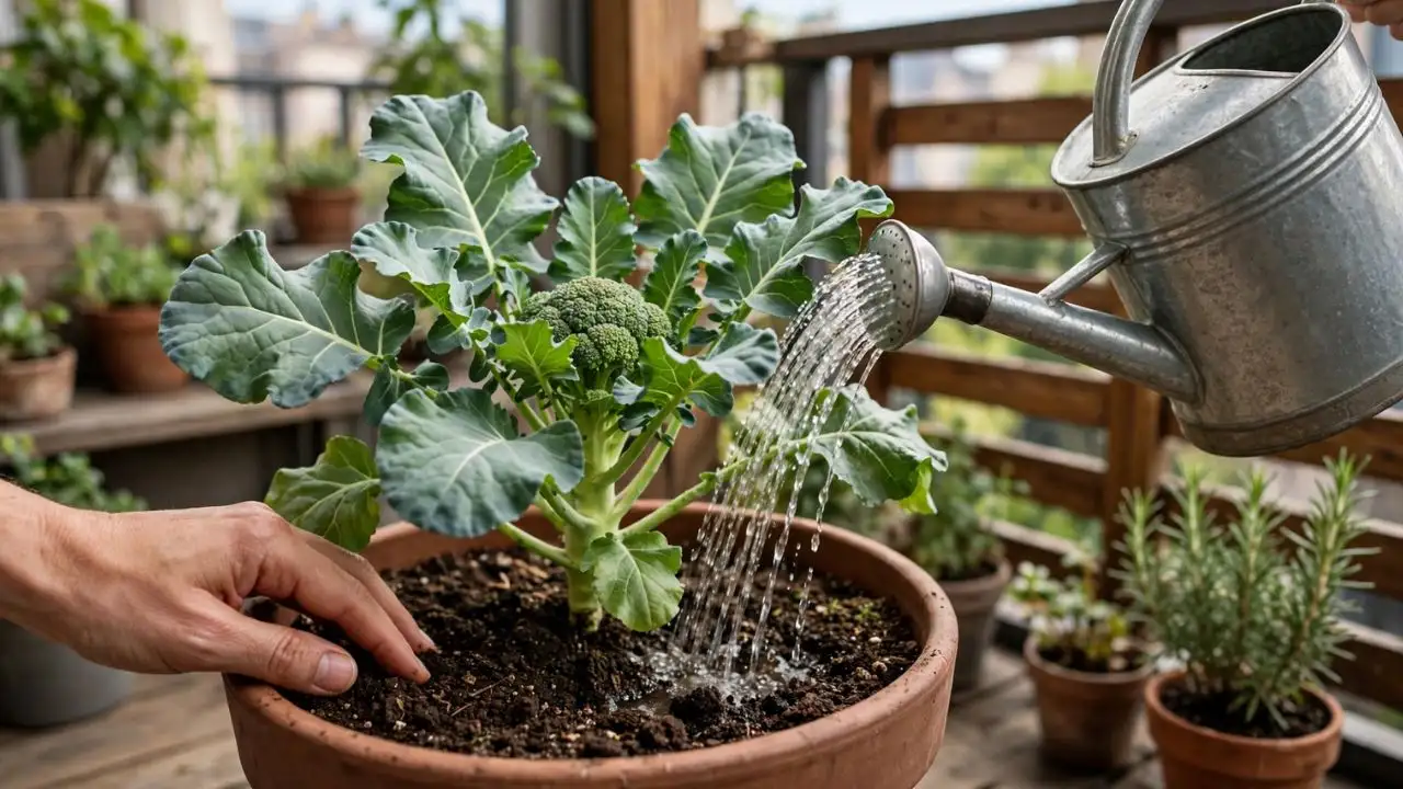 Because broccoli can become a fairly large plant as it matures, choosing the right pot is