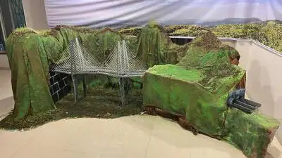 Bavdhan residents made the Connecting Link as the theme for their housing society's Ganapati