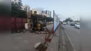 Pune : The groundwork for the crucial Ramwadi to Wagholi Metro stretch has finally begun