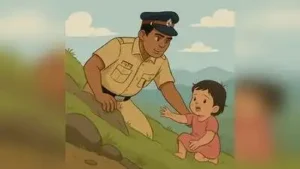 The girl’s father works as a daily wage worker
