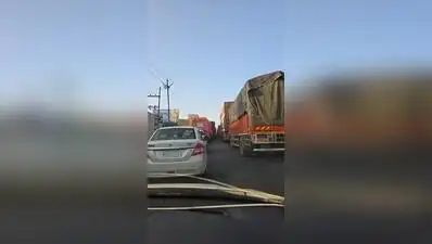 Stalled container forces traffic on Pune-Nashik highway to come to a halt during peak-hour