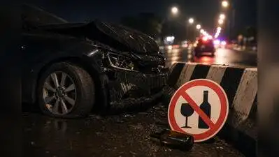 Pune: A 40-year-old finance firm executive driving under the influence of alcohol lost control