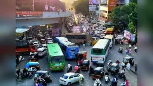 Vehicular movement at and around Swargate Chowk disrupted during BJP function