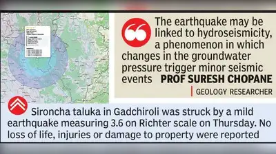 Nagpur: A mild earthquake measuring 3.6 on Richter scale struck: The wider industry impact