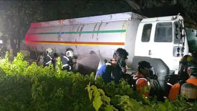 Mumbai: A leak was detected from a tanker carrying approximately 35,000 litres of benzene near