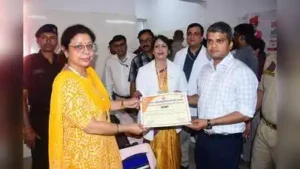 On the 76th birthday of Prime Minister Narendra Modi , a voluntary blood donation camp was