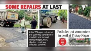 NMC starts repairing Pratap Nagar roads after TOI highlights potholes: The wider industry impact