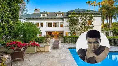 Muhammad Ali's 1915 Los Angeles mansion was bought for $2.5 million in 2001, restored while