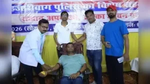 A govt spokesperson said 8,323 people donated blood at 354 camps held across the state