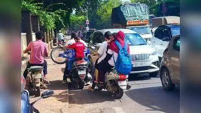 Rampant wrong-side driving at Golibar Maidan junction raises accident fears