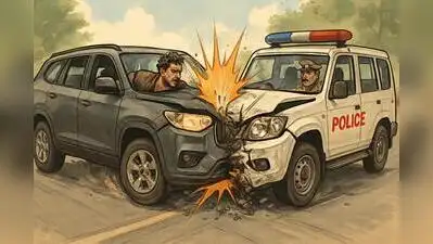 Criminal hits 5 vehicles in bid to dodge cops, held after 2-hour chase