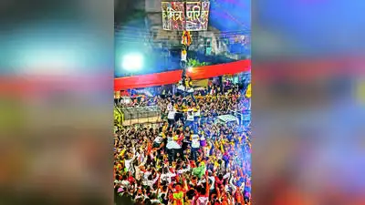 Nagpur: The daylong standoff between police and organisers of the dahi-handi at Badkas Chowk