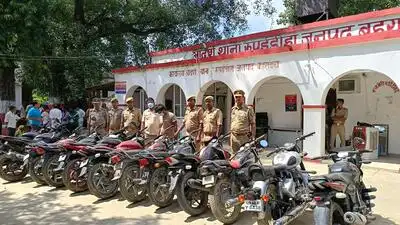 Lucknow: On the trail of a motorcycle theft gang, police arrested two members, residents