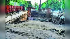 PWD is executing a Rs35-crore project comprising the underpass and widening of the road