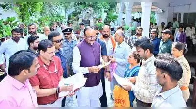 Calling timely resolution of public complaints a govt priority, Pathak said janata darshan