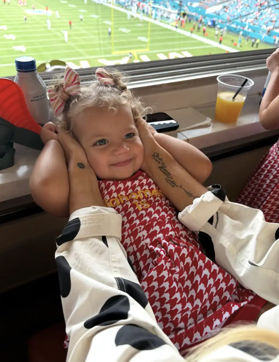 Brittany Mahomes gave fans another glimpse into her life as a mom as she shared a sweet family