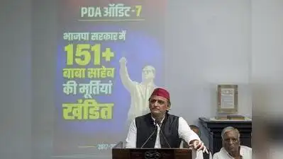 “The same hand (of Ambedkar’s statues) was being desecrated in which he is seen holding