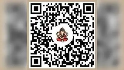 QR code to locate the nearest idol collection centre or immersion site