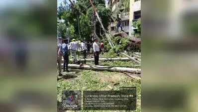 Traffic was also hit in the area for hours