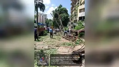 Traffic was also hit in the area for hours