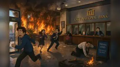 Pune: A fire broke out on the premises of a public sector bank’s Laxmi Road branch