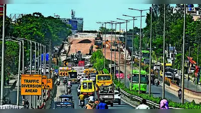 Navratri Rush To Choke Koradi Road As Flyover Opening Delayed