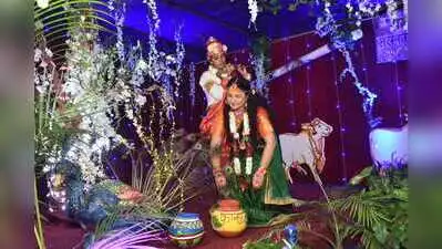 On Friday, Varanasi came alive with the vibrant celebrations of Shri Krishna Janmashtami