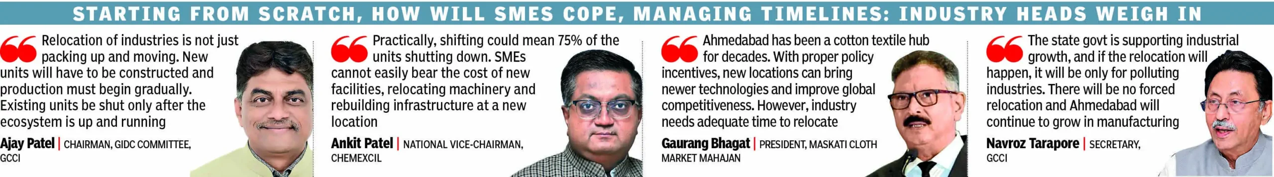Times Dhandho: Ahmedabad industries confronts the relocation test: The wider industry impact