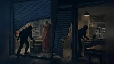Pune: Unidentified thieves broke into a sari showroom off Bhandarkar Road and an eatery near