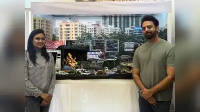IT professional recreates Punawale's traffic concerns through Ganapati decoration after losing mom
