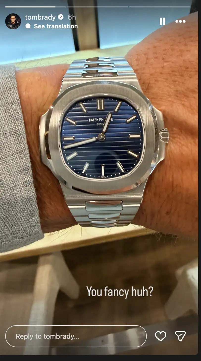 Tom Brady appears to have given fans another glimpse into his luxury watch collection, showing