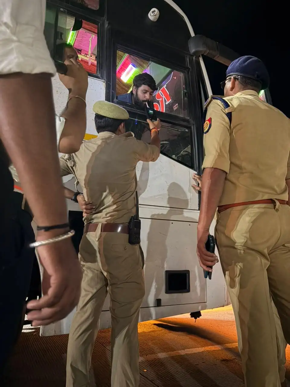 At toll plazas, traffic cops check on women's safety