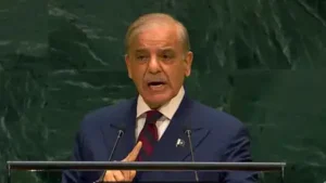 Pakistan Prime Minister Shehbaz Sharif on Friday used the 81st United Nations General Assembly