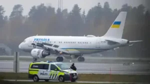 Zelenskyy's plane nearly hit by drone while taking off from Moldova: Norway PM