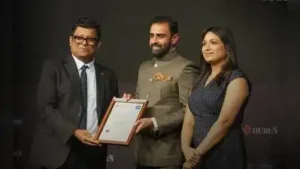 Kunal Seth, Director of Shalimar Group, received an accolade from Hurun India