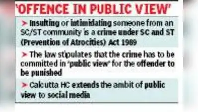 Calcutta High Court — Casteist slur on social media can invite penal action