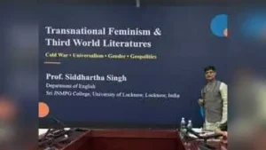 Lucknow: Professor Siddharth Singh of Shri Jai Narain Misra PG College, affiliated with Lucknow