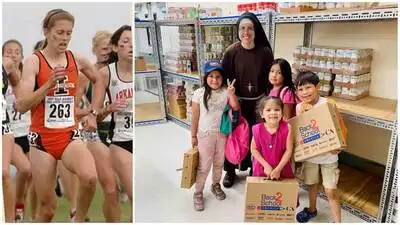 Sister Stephanie Baliga has raised over $2.6 million through the Chicago Marathon