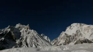 Two people were killed and 10 others remained missing after an avalanche struck the base camp