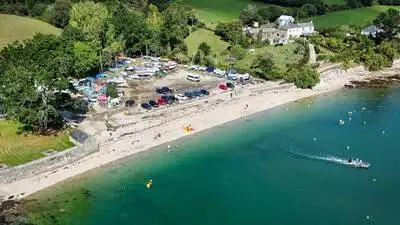 Loe Beach near Feock is on sale for £3 million with 6 acres, 78 metres foreshore, cafe, car park