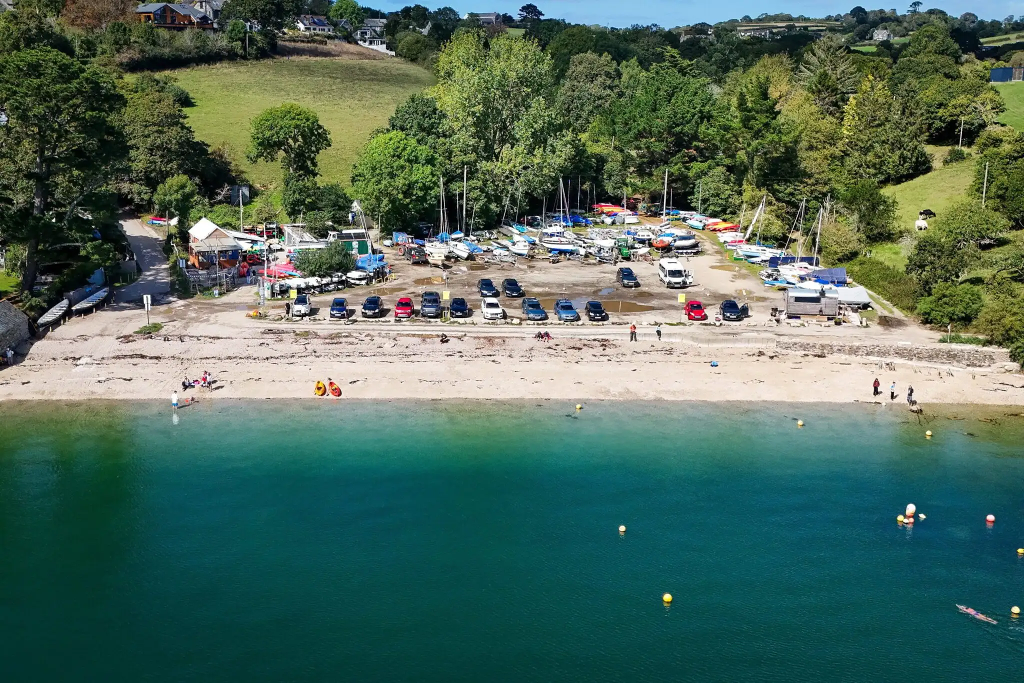 Loe Beach near Feock is on sale for £3 million with 6 acres, 78 metres foreshore, cafe, car park