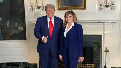US President Donald Trump praises Maria Bartiromo as a “true warrior” after her Fox News exit