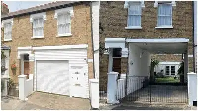 Parliament bell ringer Adrian Udal tore out a gate at his banker neighbour’s £2 million Fulham