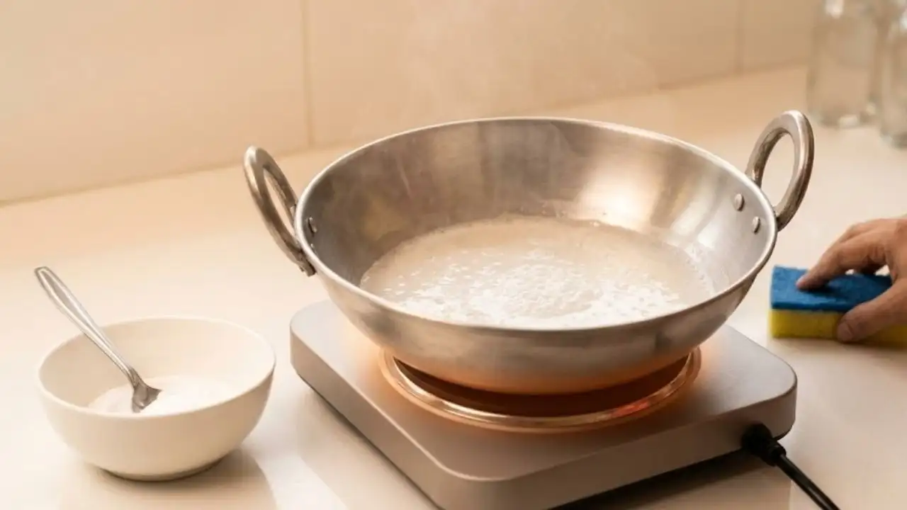 A burnt kadhai can quickly turn into one of the most frustrating things to clean in the kitchen