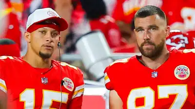 Travis Kelce and Patrick Mahomes(Image via Getty Images)
