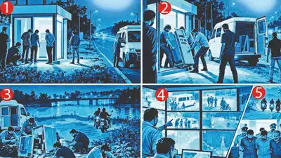Gang uses stolen hearse to cart away ATM with Rs 12 lakh