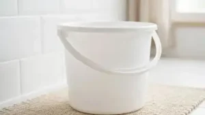 Because rough cleaning can leave marks on plastic, do not scrub too hard
