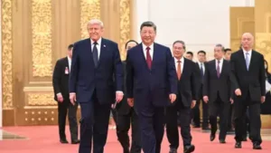 Chinese President Xi Jinping, US President Donald Trump
