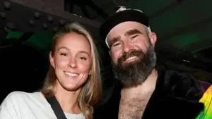 Jason Kelce and Kylie Kelce (Getty Images)